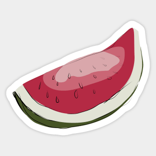 ripe watermelon Sticker